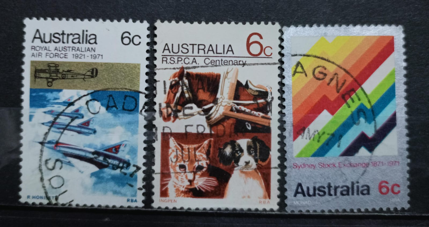 Australia 90's Stamps 3V Used Set