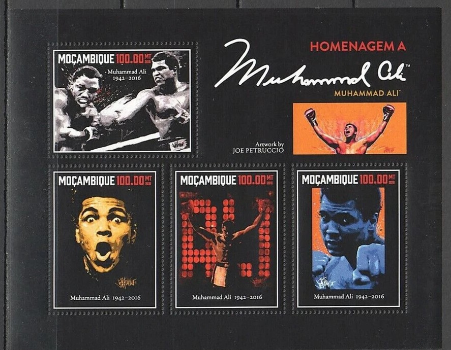 Mozambique 2016 Sport Boxing Muhammad Ali M/S MNH
