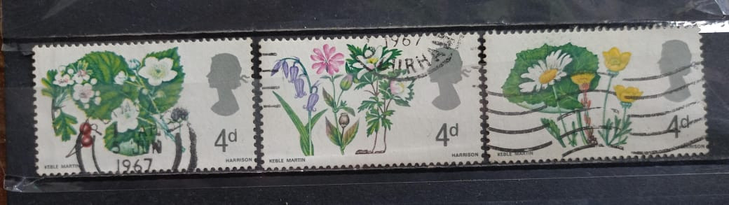 Great Britain 1967 Stamps 3V Used Set