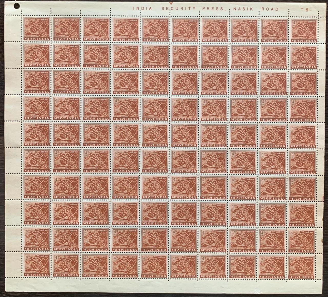 India Definitive 4th Coffee Berries Full Sheet