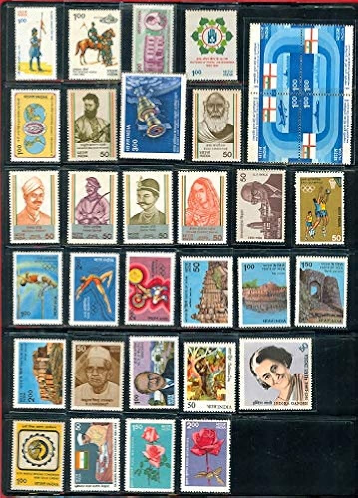 India 1984 Year Pack Complete Set MNH