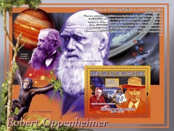 Guinee 2007 Robert Oppenheimer M/S MNH