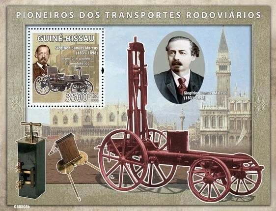 Guinea Bissau 2008 Pioneers of Transport Stamps M/S MNH