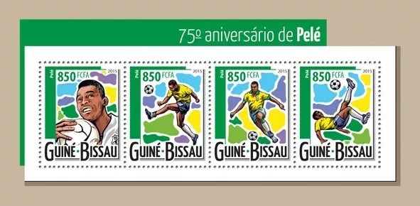 Guinea Bissau 2014 Pele M/S MNH