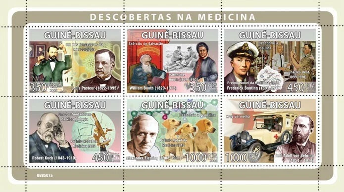 Guinea Bissau 2008  Descriptors of Medicine Red Cross Stamps M/S MNH