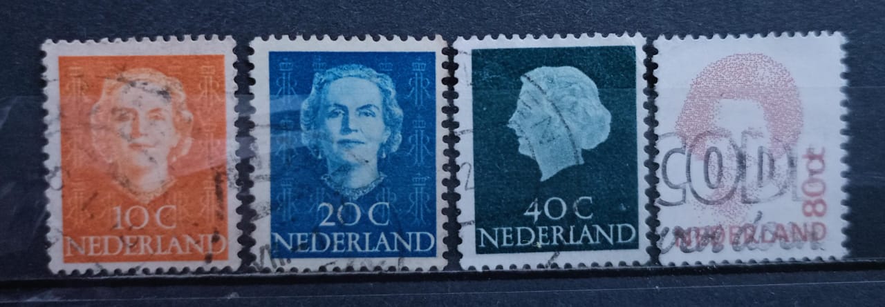 Nederland 90's Stamps 4V Used Set