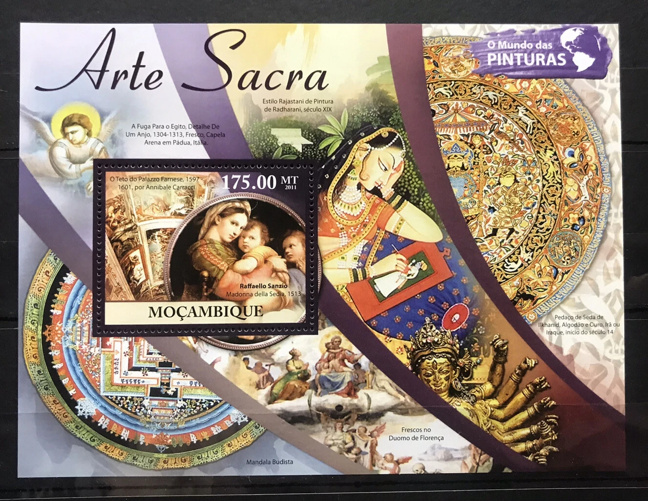 Mozambique 2011 Art Sacra Paintings M/S MNH