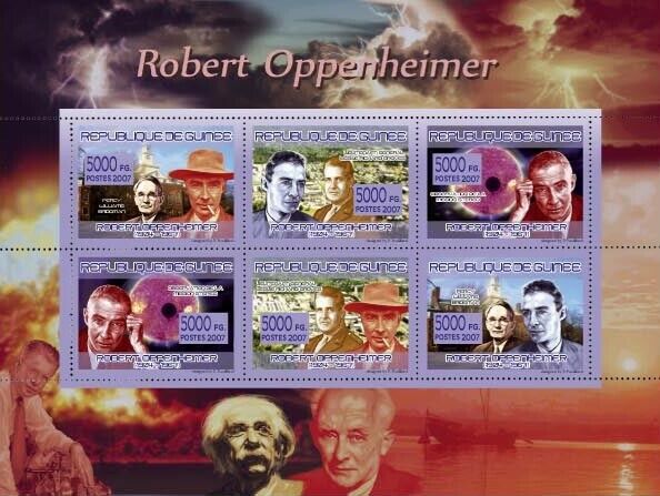 Guinee 2007 Robert Oppenheimer M/S MNH