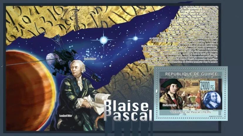 Guinee 2009 Pascal Blaise Pascal's Theorem M/S HMN