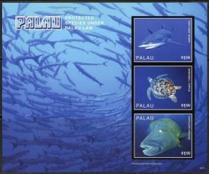 Palau 2016 Marine Life M/S MNH -