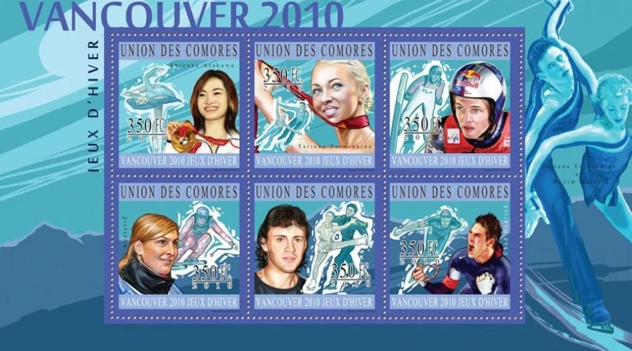 Comoros 2010 Olympic Games M/S MNH