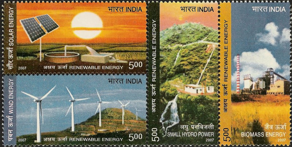 India 2007 Renewable Energy Setenant MNH