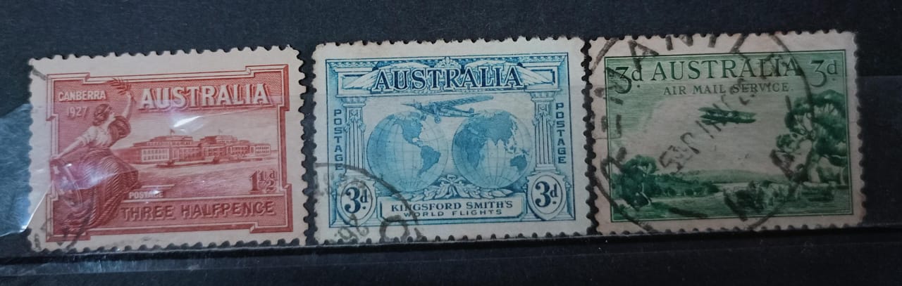 Australia 90's Stamps 3V Used Set