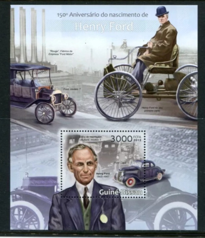 Guinea Bissau 2013 Henry FORD M/S HMN