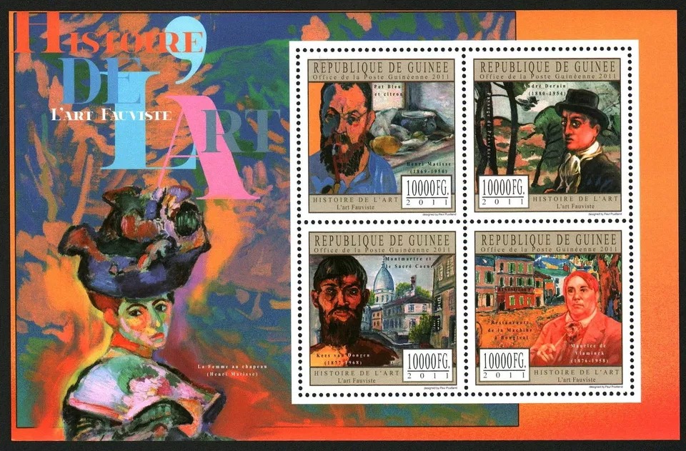 Guinee 2011 History Fauvist Art M/S MNH