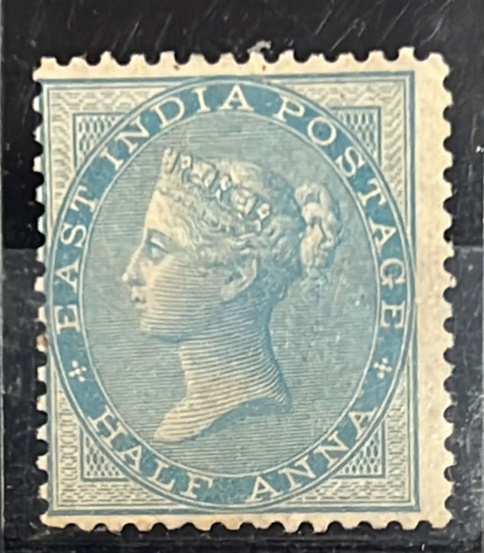 India 1856 QV East India NO WATERMARK SG 38 1/2a Pale Blue Mint SG Cat Val £120