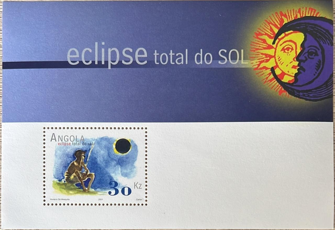 Angola 2001 Solar Eclipse M/s MNH