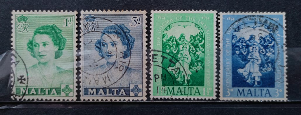 Malta 90's Stamps 4V Used Set