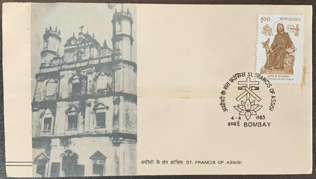 India 1983 ST. Francis of Assisi First Day Cover