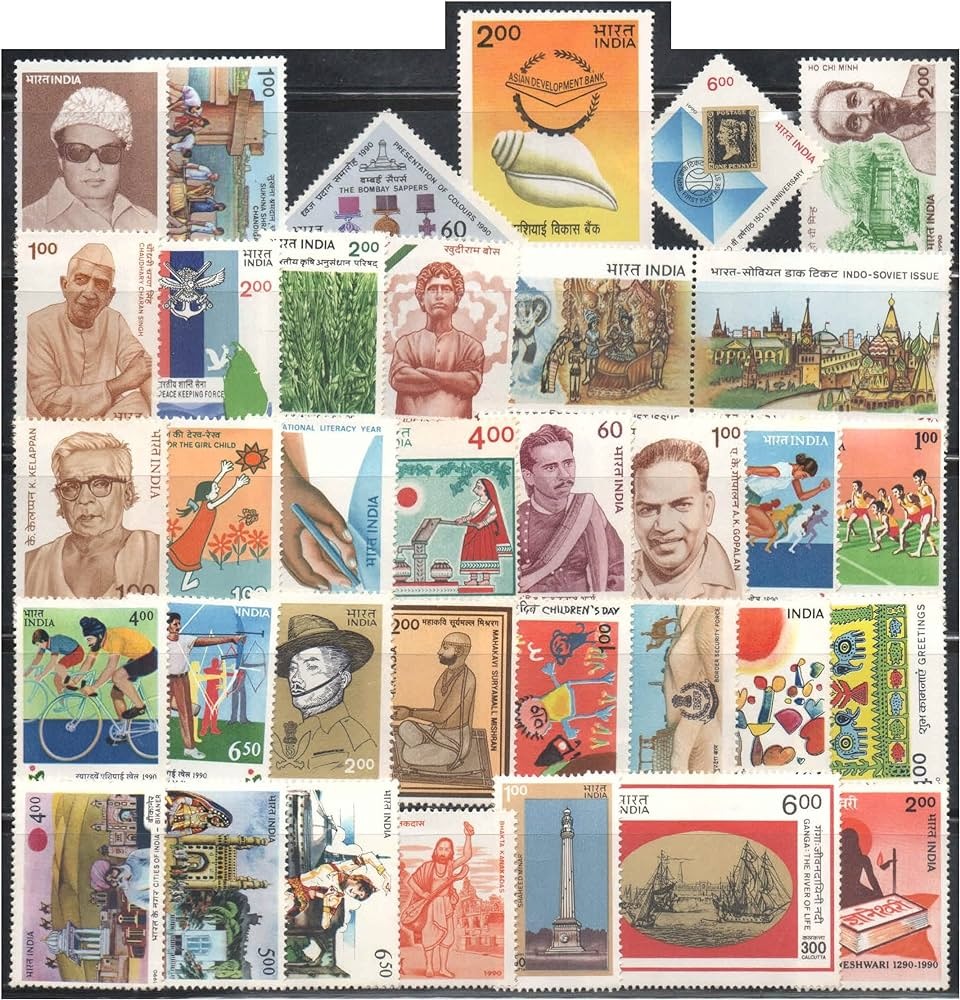 India 1990 Year Pack Complete Set MNH
