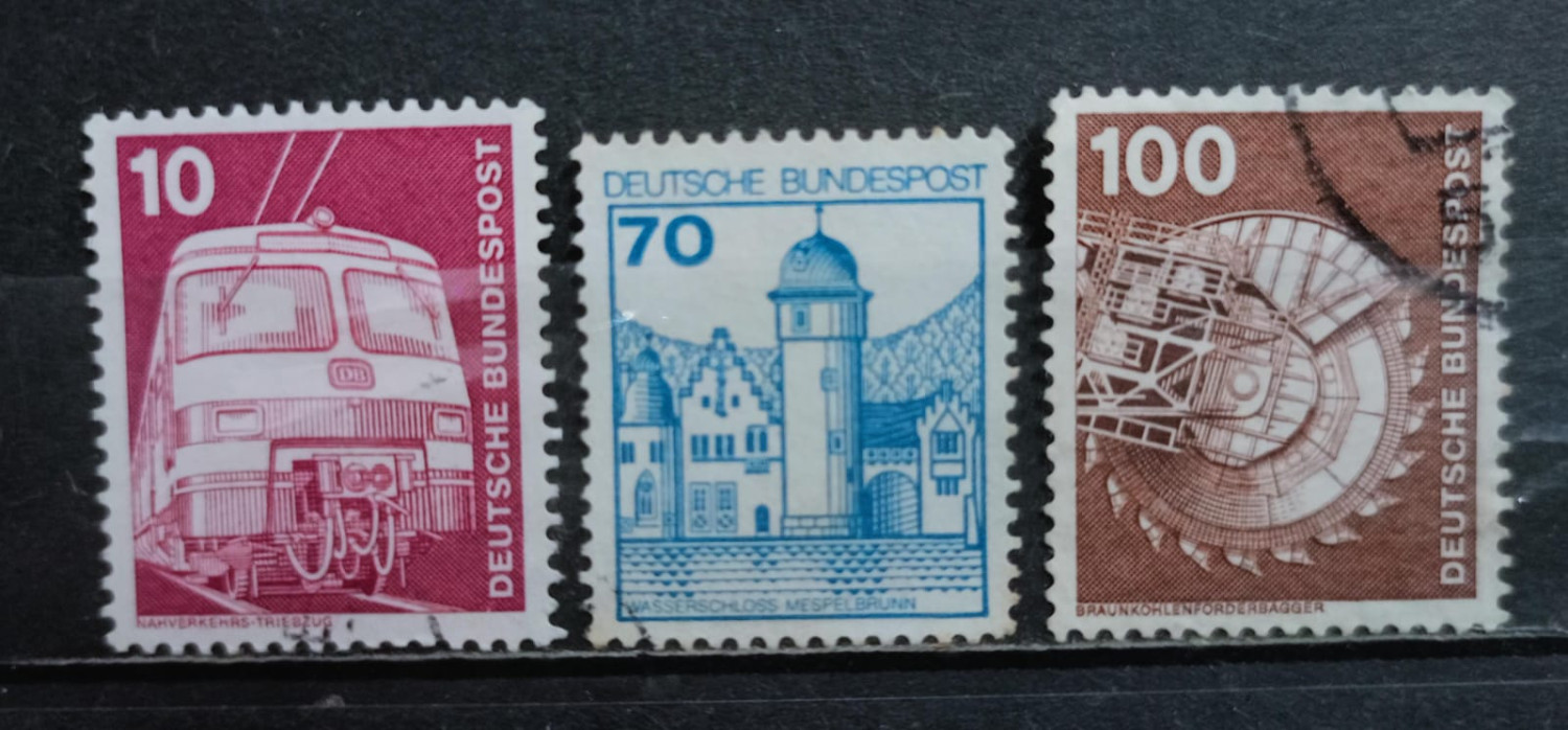 Germany 90's Stamps 3V Used Set