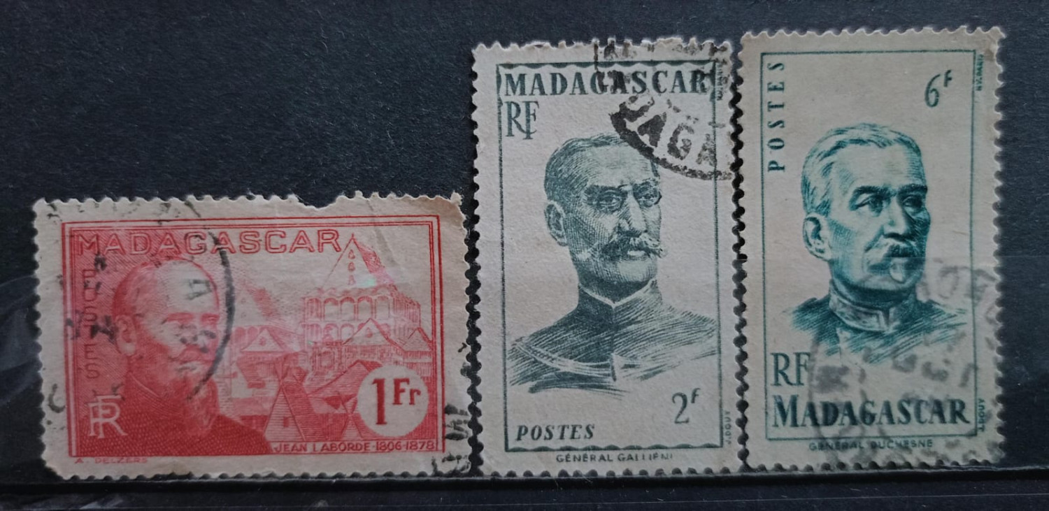 Madagascar 90's Stamps 3V Used Set