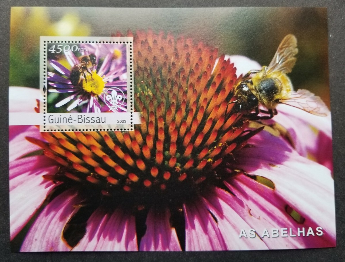 Guinea Bissau 2003 Insect Flore Flower Stamp M/S MNH
