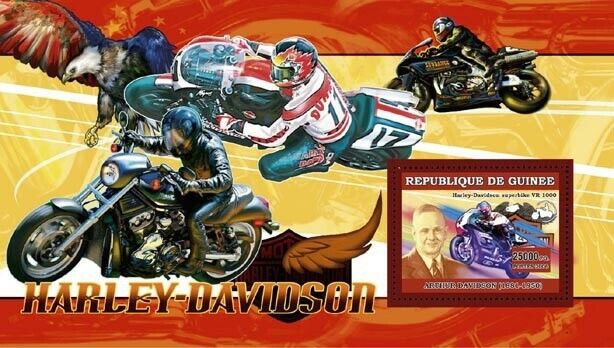 Guinee 2006 Harley Davidson Arthur Davidson M/S MNH