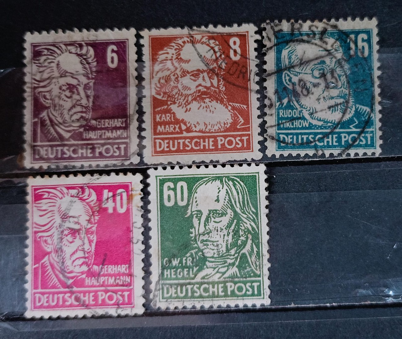 Germany 1952 Stamps 5V Used Set