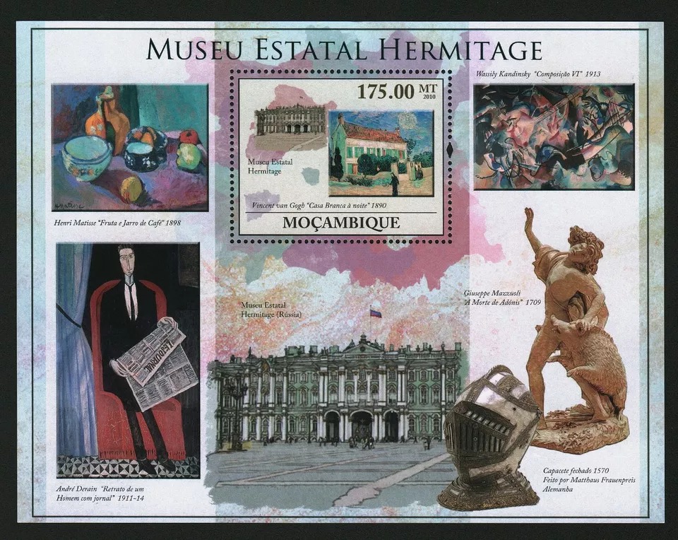 Mozambique 2010 Hermitage State Museum M/S MNH