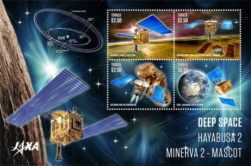 Tuvalu 2017 Jaxa Deep Space Hayabusa M/S MNH