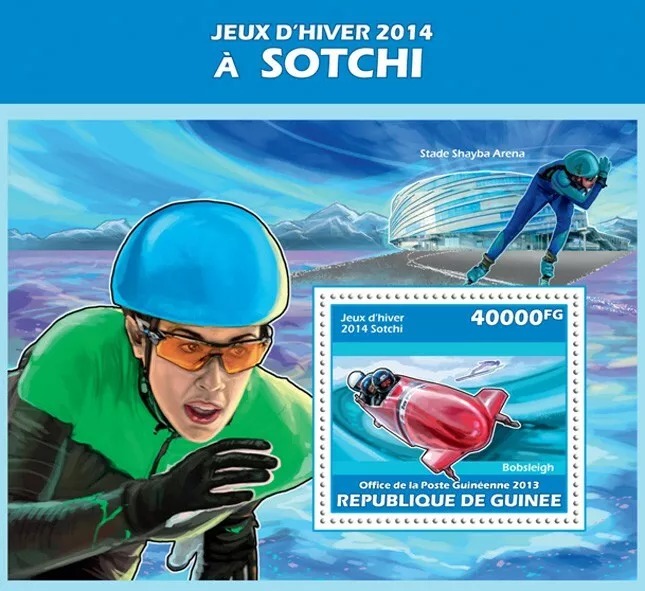 Guinee 2013 Sochi M/S MNH