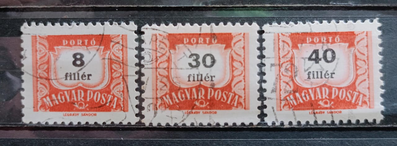 Hungary 1958 Stamps 3V Used Set