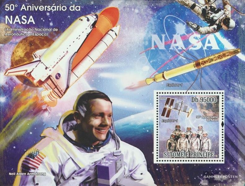 Sao Tome 2008 Nasa Space M/S MNH