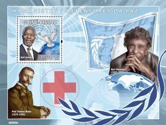Guinea Bissau 2008 Red Cross Kofi Anan M/S HMN