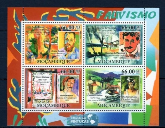 Mozambique 2011 Fauvismo Mondo Pintur Matisse Art M/S MNH