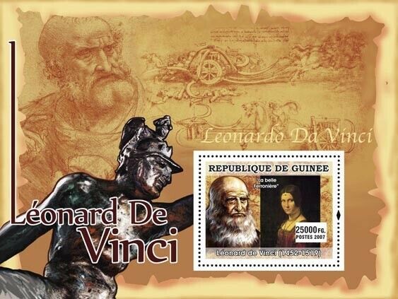 Guinee 2007 Leonard Da Vinci M/S MNH