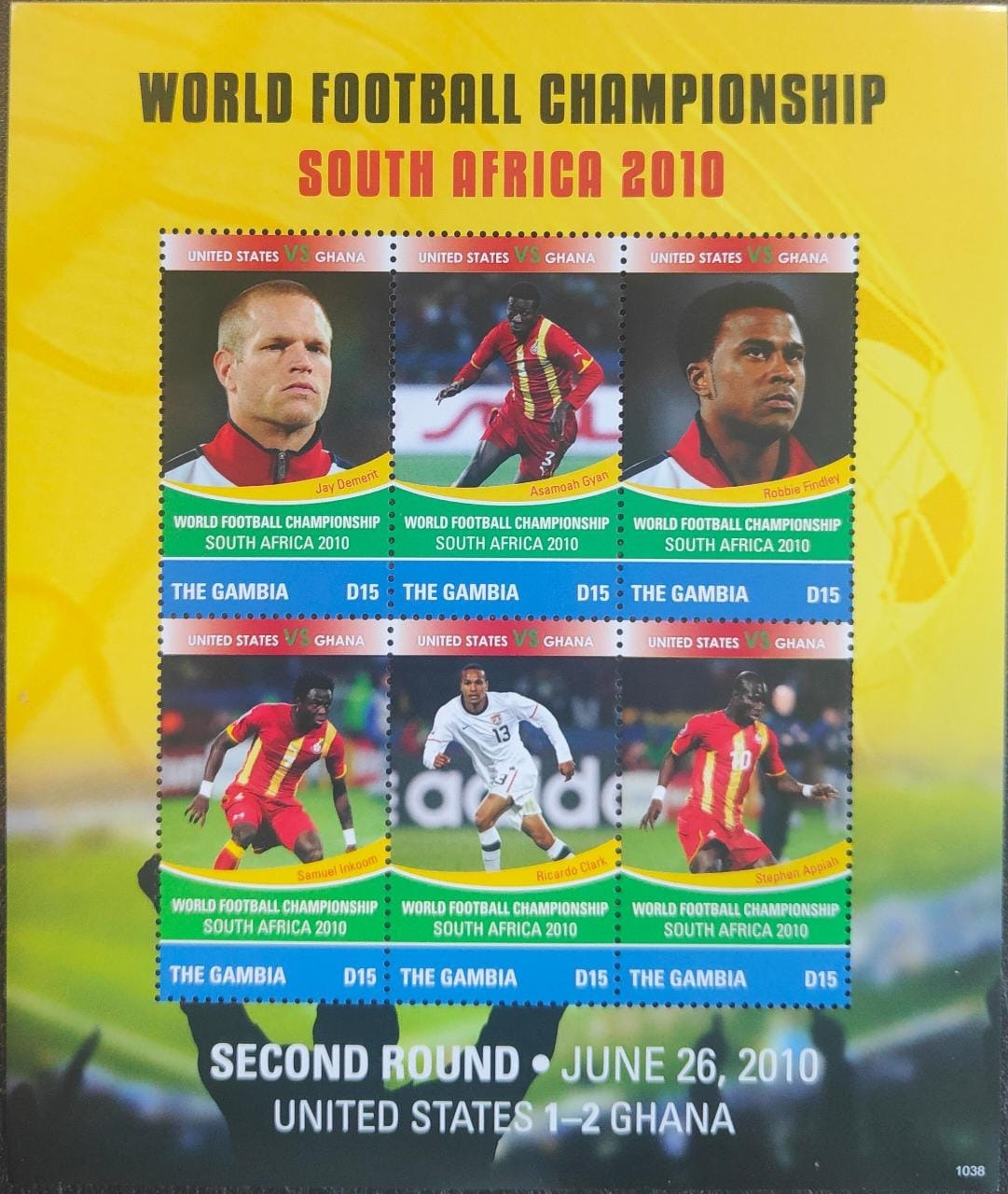 Gambia 2010 World Football Championship South Africa M/S MNH