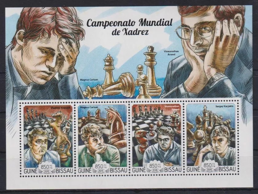 Guinea Bissau 2016 Chess M/S MNH