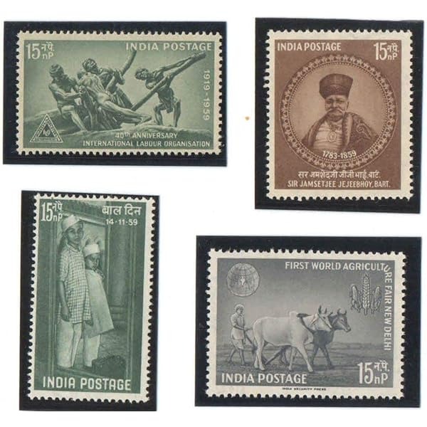 India 1959 Year Pack Complete Set MNH