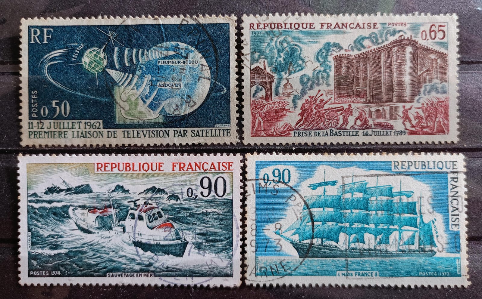 France 1962 Stamps 4V Used Set