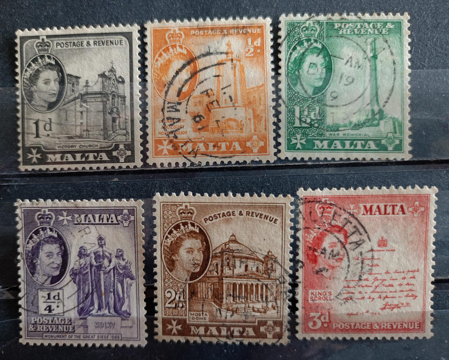 Malta 1956 Stamps 6V Used Set