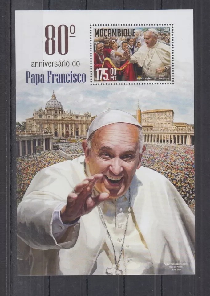 Mozambique 2012 Pope Francis M/S MNH