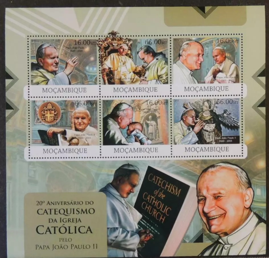 Mozambique 2012 Pope John Paul II M/S MNH