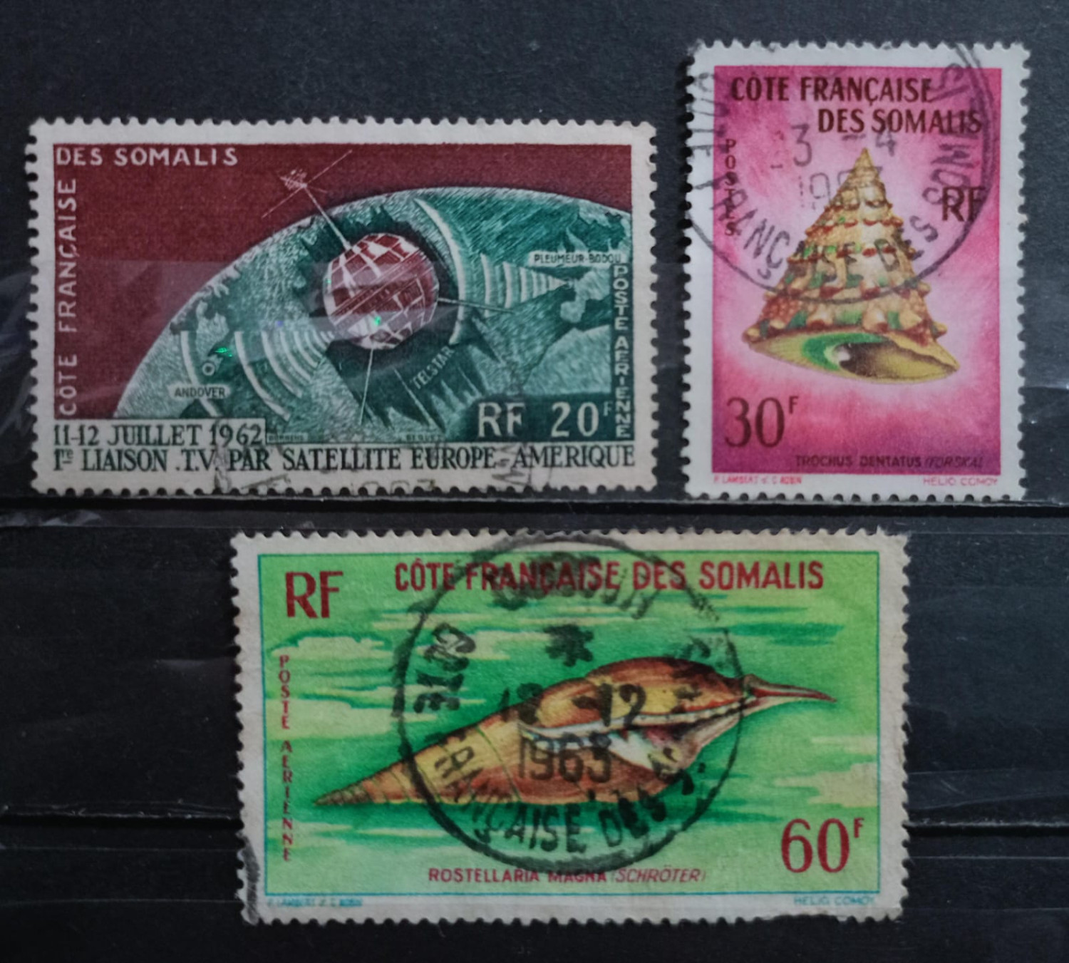 France 90's Stamps 3V Used Set