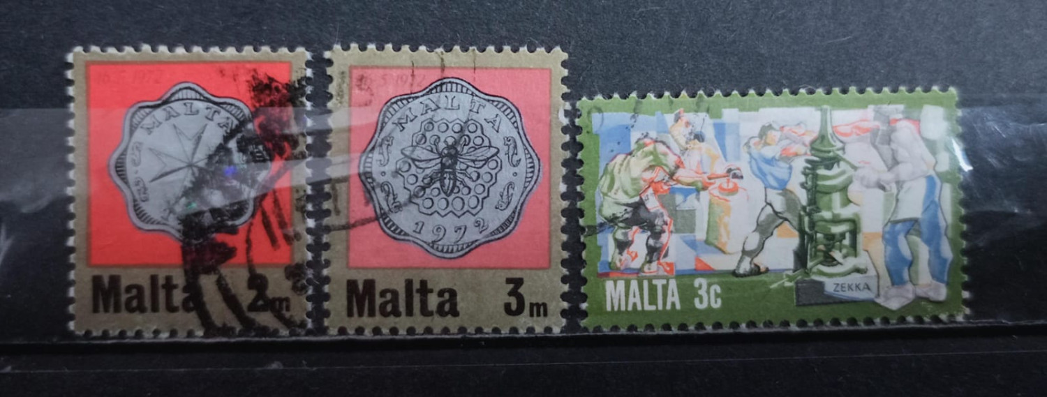 Malta 90's Stamps 3V Used Set