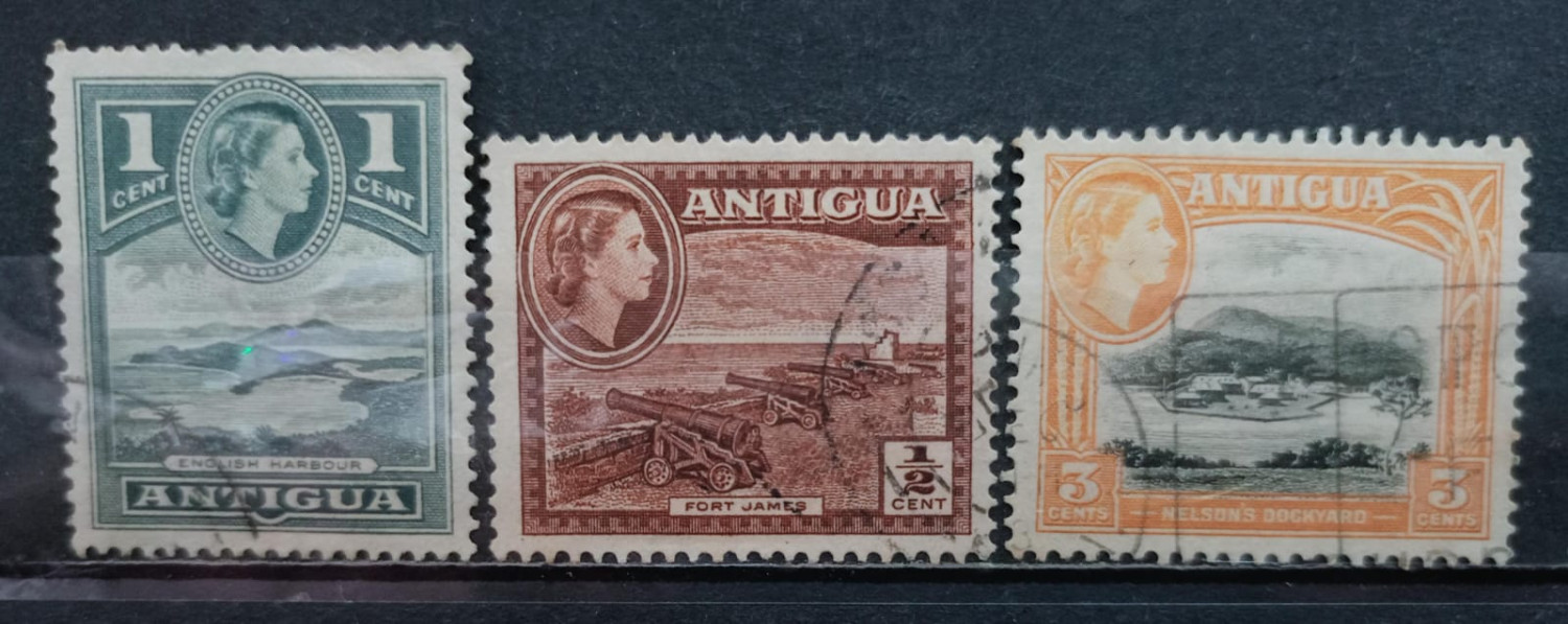 Antigua 1953 Stamps 3V Used Set