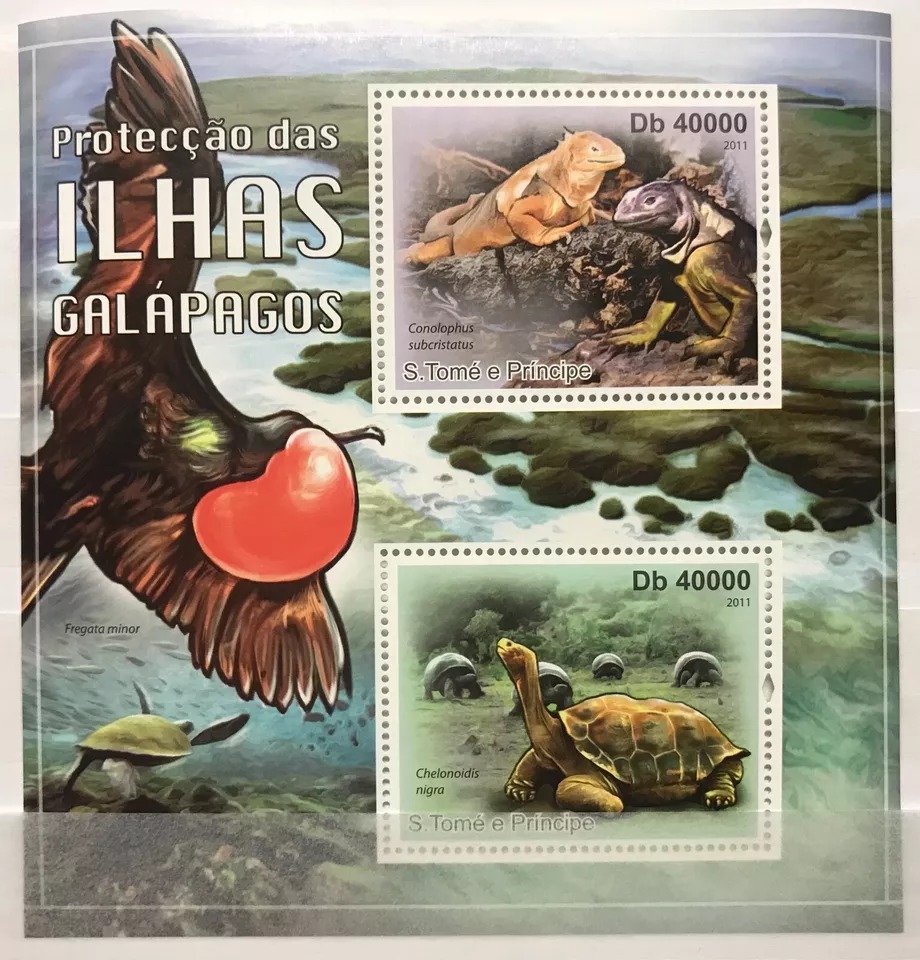 Sao Tome 2011 Ilhas Galapagos Turtles M/S HMN