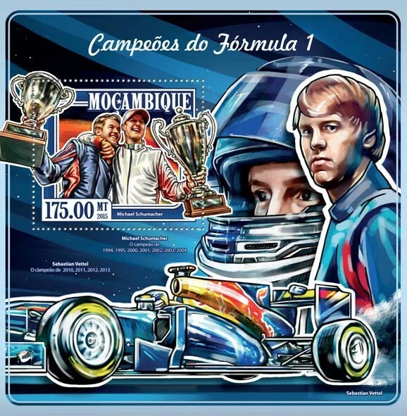 Mozambique 2015 Formula Formula 1 M/S MNH
