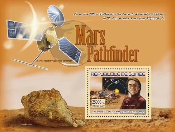 Guinee 2007 Mars Pathfinder M/S MNH